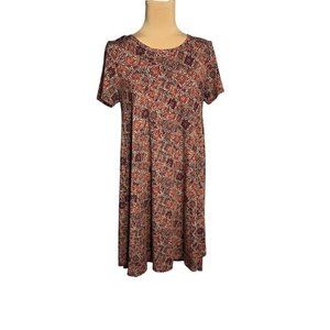 LuLaRoe Women's Multicolor Print Carly Dress Size Small